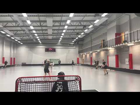 Innebandyövning - Skott och passningsövning