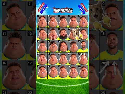 Find Neymar, Yamal & Ronaldo? 👀⚽ #neymar #yamal #ronaldo