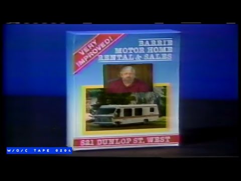 WOC Tape 0204 Local Commercials Compilation   1986