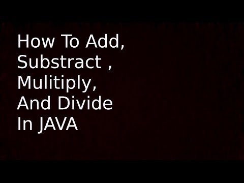 How To Add Substract Multiply Divide In Java Simple Method Learnjava