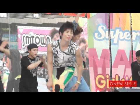 [HD/FANCAM] 100821 SHINee Onew- Get Down cut @ SM Town Live '10