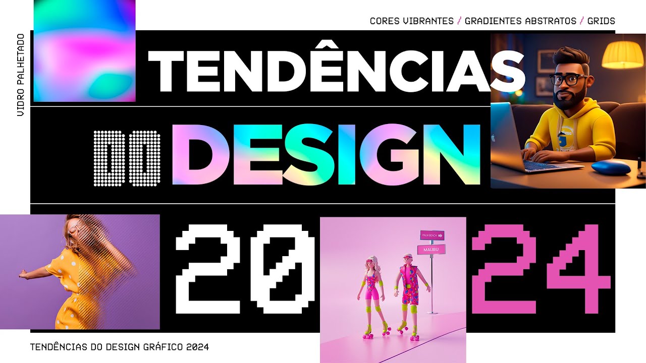 As 10 Tendências do Design Gráfico 2024