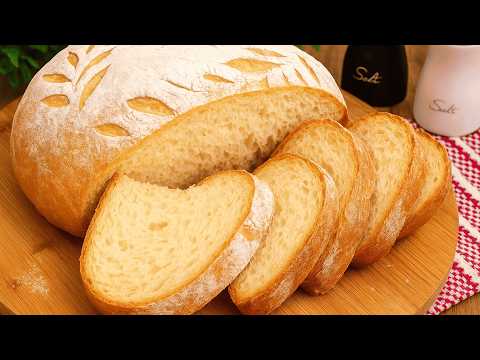 Gesundes Brot für die ganze Woche! Ganz einfach zu Hause zu backen! Das schnellste Brot!