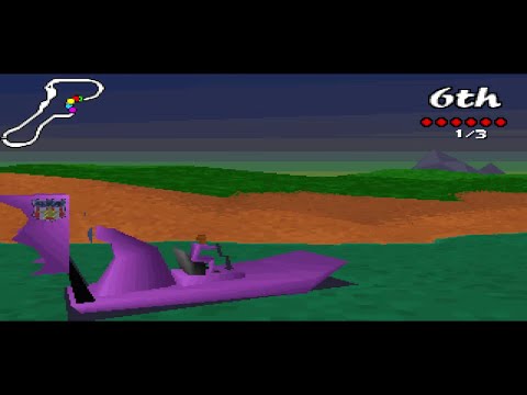 Big Red Racing 1995 PC Gameplay | China | Boat