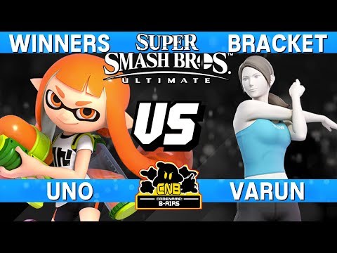 Smash Ultimate - Uno (Inkling) vs Varun (WFT) - CNB 171 Winners Bracket