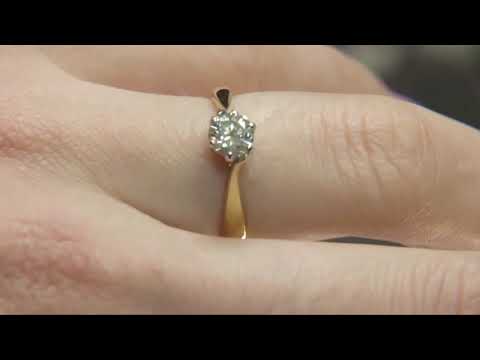 DR056 Solitaire Diamond Engagement Ring