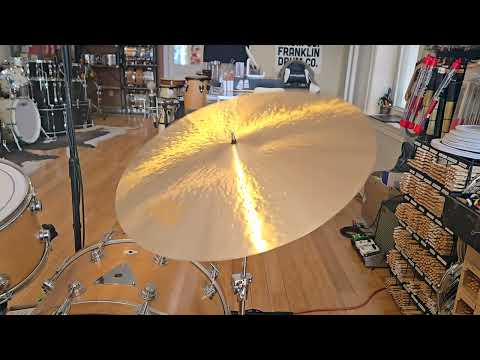 Cymbals - Meinl Byzance 22" Jazz Big Apple Ride image 3