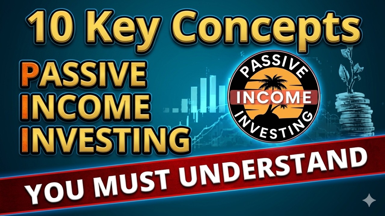 The 10 Key Concepts Of Passive Income Investing (PII) You MUST Understand