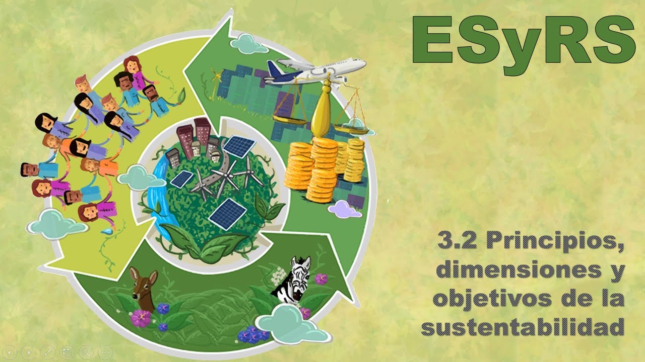 3.2 Principios, dimensiones y objetivos de la sustentabilidad (1/2)