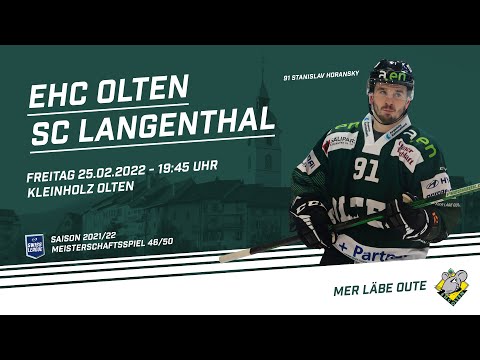 25.2.2022 EHC Olten - SC Langenthal 1:2 n.V.