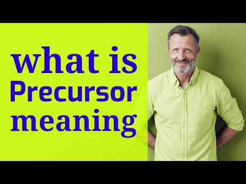 Precursor | Meaning of precursor 📖