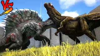 Ark イビルジョー Vs スピノサウルス Monster Dino Battle Ark Survival Evolved تنزيل الموسيقى Mp3 مجانا