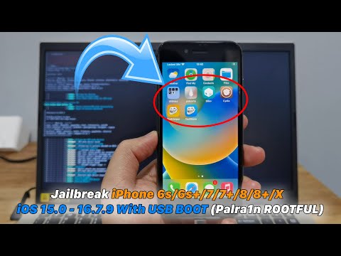 Jailbreak iPhone 6s/6s+/7/7+/8/8+/X iOS 15.0 - 16.7.9 With USB BOOT (Palra1n ROOTFUL)