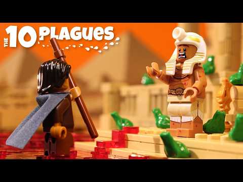 LEGO Bible | Moses & The 10 Plagues (Exodus P2) | Stop-Motion Animation - Bible Stories, Kingdom Kids Zone - Go Chatter Studios