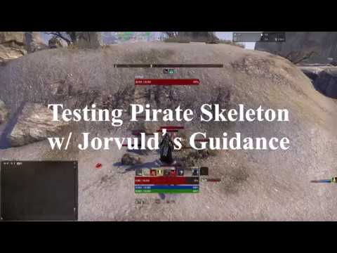 ESO Testing Pirate Skeleton with Jorvuld’s Guidance.Why Increases the duration of Minor Defile???