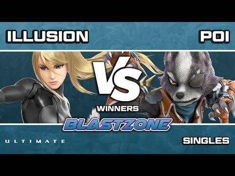 PSG Blastzone: Illusion (Zero Suit Samus) vs Poi (Wolf) - Winners Round 2