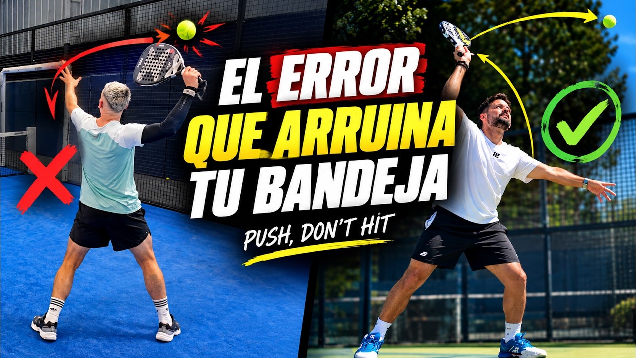 Bandeja control: push the ball without sound