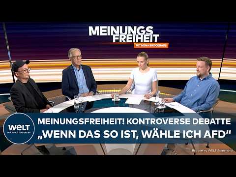 Video Thumbnail: MEINUNGSFREIHEIT MIT NENA BROCKHAUS: Kontroverse Debatte! Die komplette Sendung!