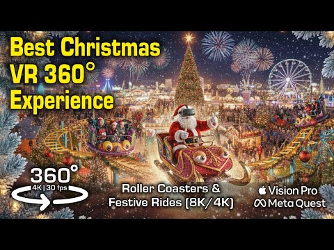 Christmas Magic VR 360° Walkthrough 🎄 Winter Wonderland | Cranger Weihnachtszauber