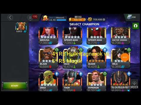 4* R5 Hulk Ragnarok vs 5* R5 Magik