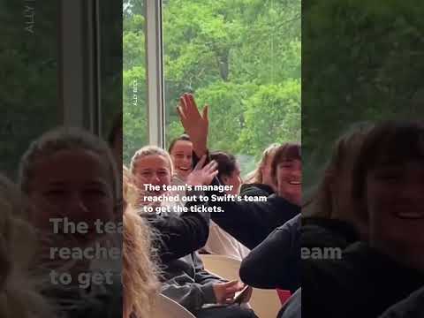 USA water polo team gets surprised with Taylor Swift tickets in Paris Shorts