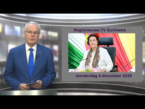 Regionieuws TV Suriname 4 december 2025 ►Negatieve media NL? ► Ingrid Bouterse nieuwe inzichten ►SLM