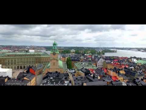 Stockholm Aerial View DJI Phantom 3 Video