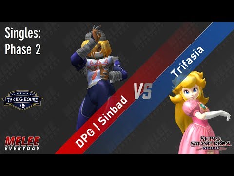The Big House 8 - DPG | Sinbad (Sheik) vs. Trifasia (Peach) - SSBM - Singles Phase 2
