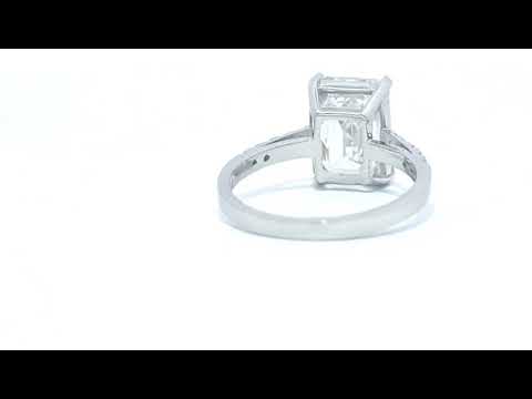 Ring Platinum - 7.43ct. tw. Diamond (Lab-grown) - Diamond - F,VVS2 video