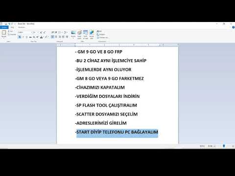 General Mobile GM 9 Go FRP - GOOGLE HESABI KALDIRMA - DÜNYADA BİR İLK