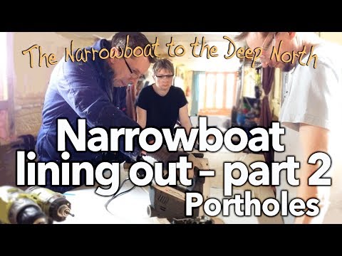 #21 Narrowboat lining out – part 2, portholes