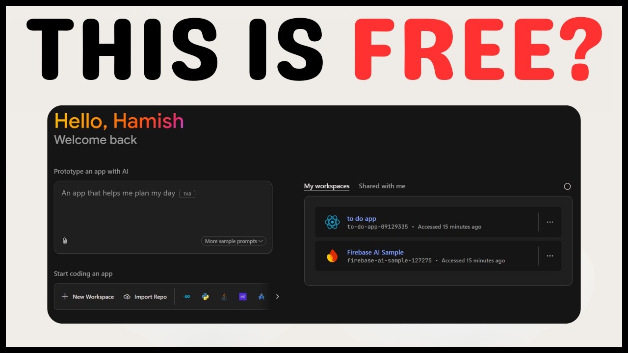 Google Just COOKED AGAIN! Firebase Studio Beats Lovable & Bolt? (FREE)