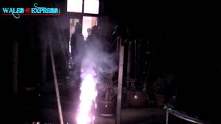 preview picture of video 'Fireworks at Steve Pablo's house Bonfire Night'