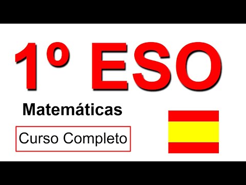 MATEMÁTICAS 1 ESO ESPAÑA. Curso Completo en 1h20min.