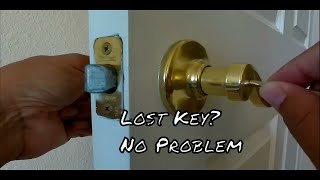 Stuck Without a Key? Learn How to Open Any Privacy Door Knob!