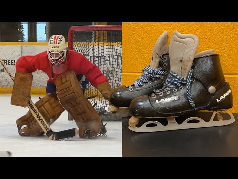 First Time Using Vintage Goalie Skates