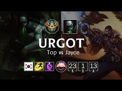 Urgot Top vs Jayce - KR Master Patch 8.24