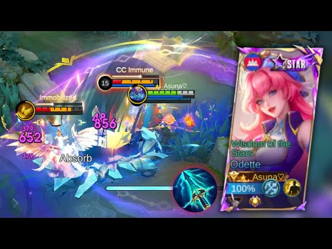 Hard Match!! Odette Was My Second Choice After the Enemy Picked Kagura 😤 | Mobile Legends