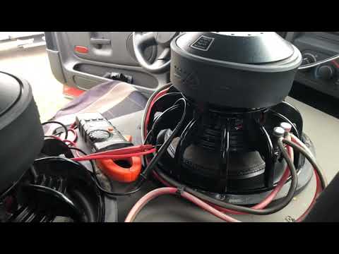 How to wire 2 dual 4 ohm subwoofers to 1 ohm