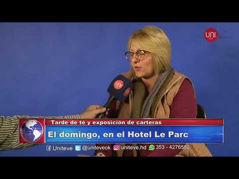 Tarde de té y exposición de carteras