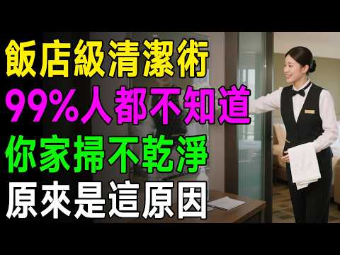 資深房務員揭密！7個飯店級清潔神技，99%的人都不知道！難怪你家總是掃不乾淨！ #居家清潔 #打掃技巧 #飯店級清潔