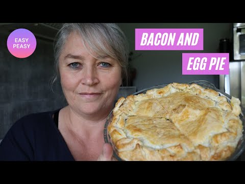 Bacon and Egg Pie | Made with our Home Cured Bacon