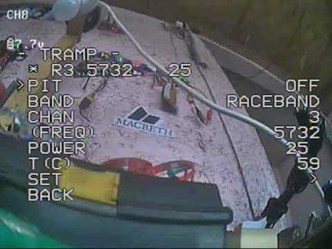 FURIOUS FPV nano vtx pit mode test