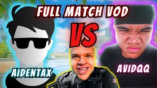 Jynxzi's AidenTax vs AvidQQ 1v1 Full Match (Jynxzi's 1v1 Rainbow 6 Siege Tournament VOD)