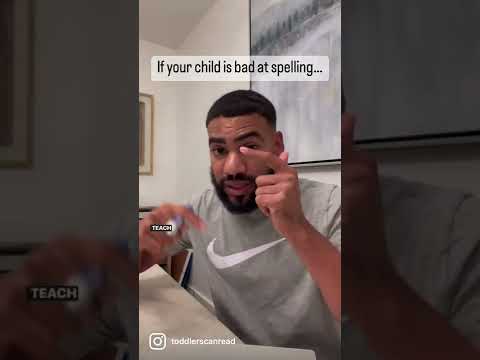 The best way to improve your child's spelling! #shorts