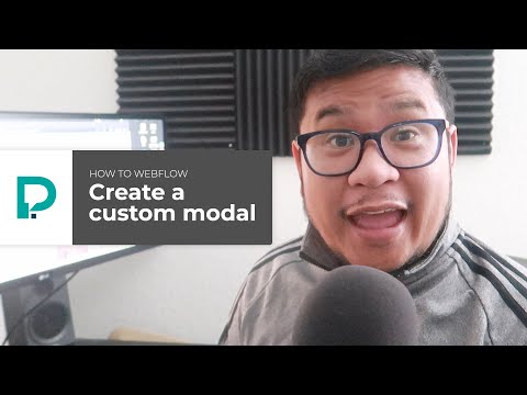 How to Webflow: Create a custom modal (2019) - Tutorial