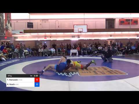 97 Kg Quarterfinal Tracy Hancock Sunkist Kids Wrestling Club Vs Roy Nash Northern Michigan USOEC
