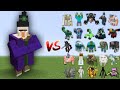 Mutant Witch vs All Mutant Mobs in Minecraft Mob Battle
