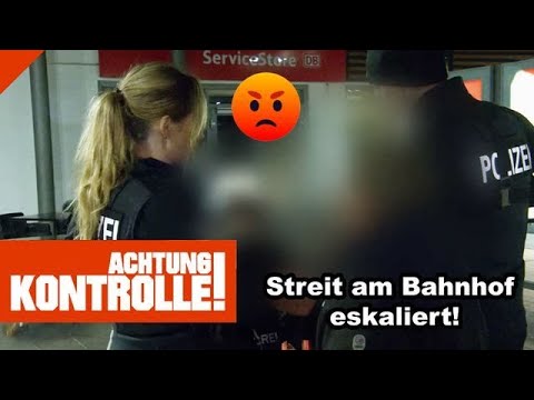 Streithähne am BAHNHOF! 🤬 Viel Alkohol im Spiel?! |2/2| Kabel Eins | Achtung Kontrolle