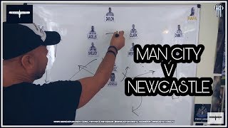 Tactics board | Newcastle United v Manchester City